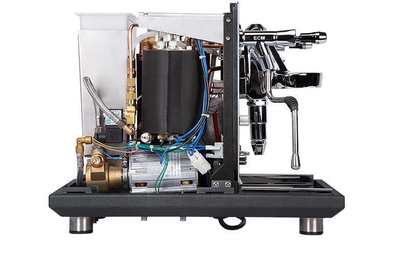 ECM Synchronika II Innenleben seitlich