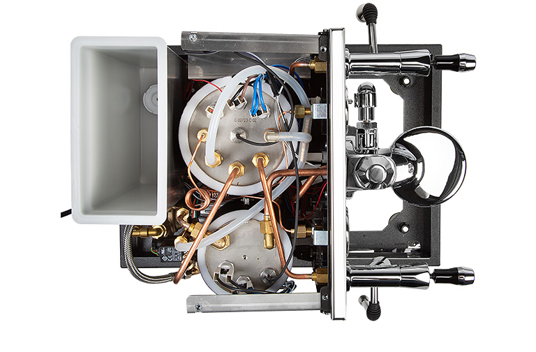 ECM Synchronika II Innenleben von oben