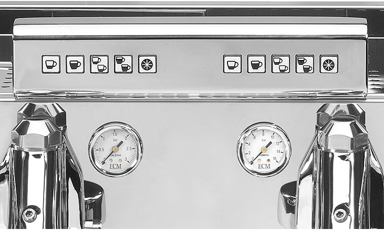 ECM Elektronika Profi Due Bedienfeld