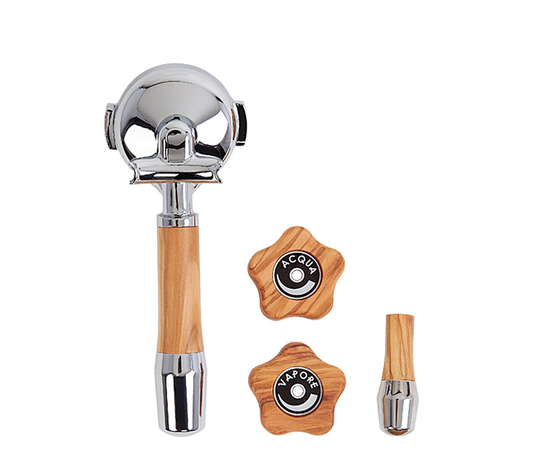 ECM Drehventil Griffset Olivenholz