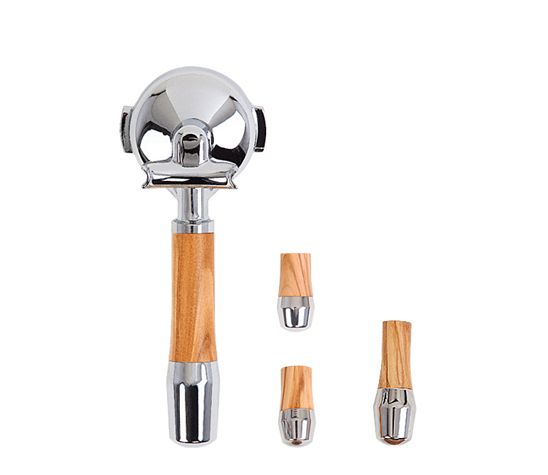 ECM Kippventil Griffset Olivenholz