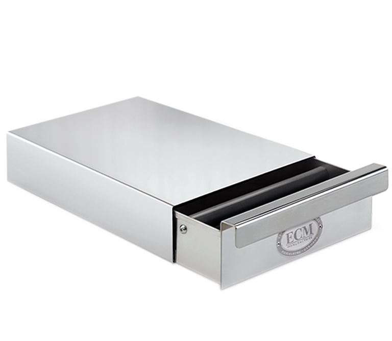 ECM Sudschublade L aus poliertem Edelstahl