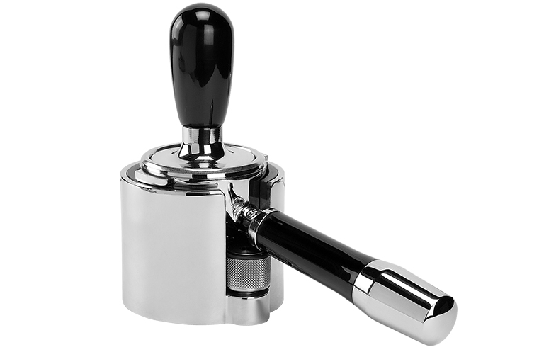 ECM Tamperstation Edelstahl höhenverstellbar seitlich vorne