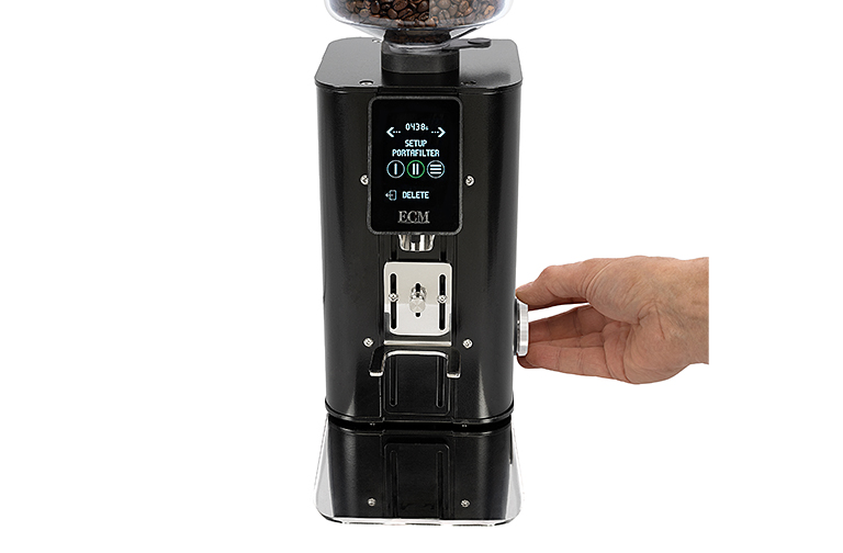 ECM Exacto black - Mahlgradeinstellung