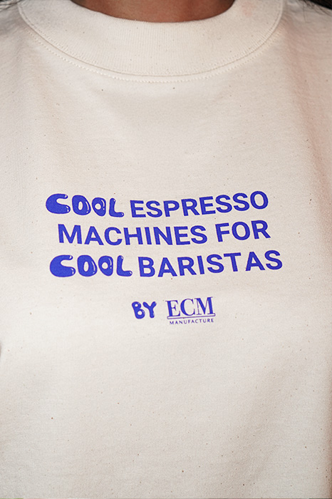 ECM T-Shirt Aufschrift Cool Espresso Machines For Cool Baristas by ECM